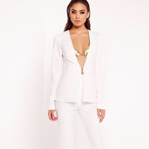 White suit - blazer and trousers